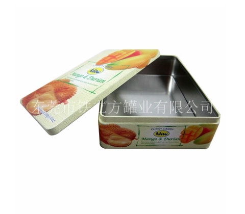 收口長(cháng)方食品鐵盒